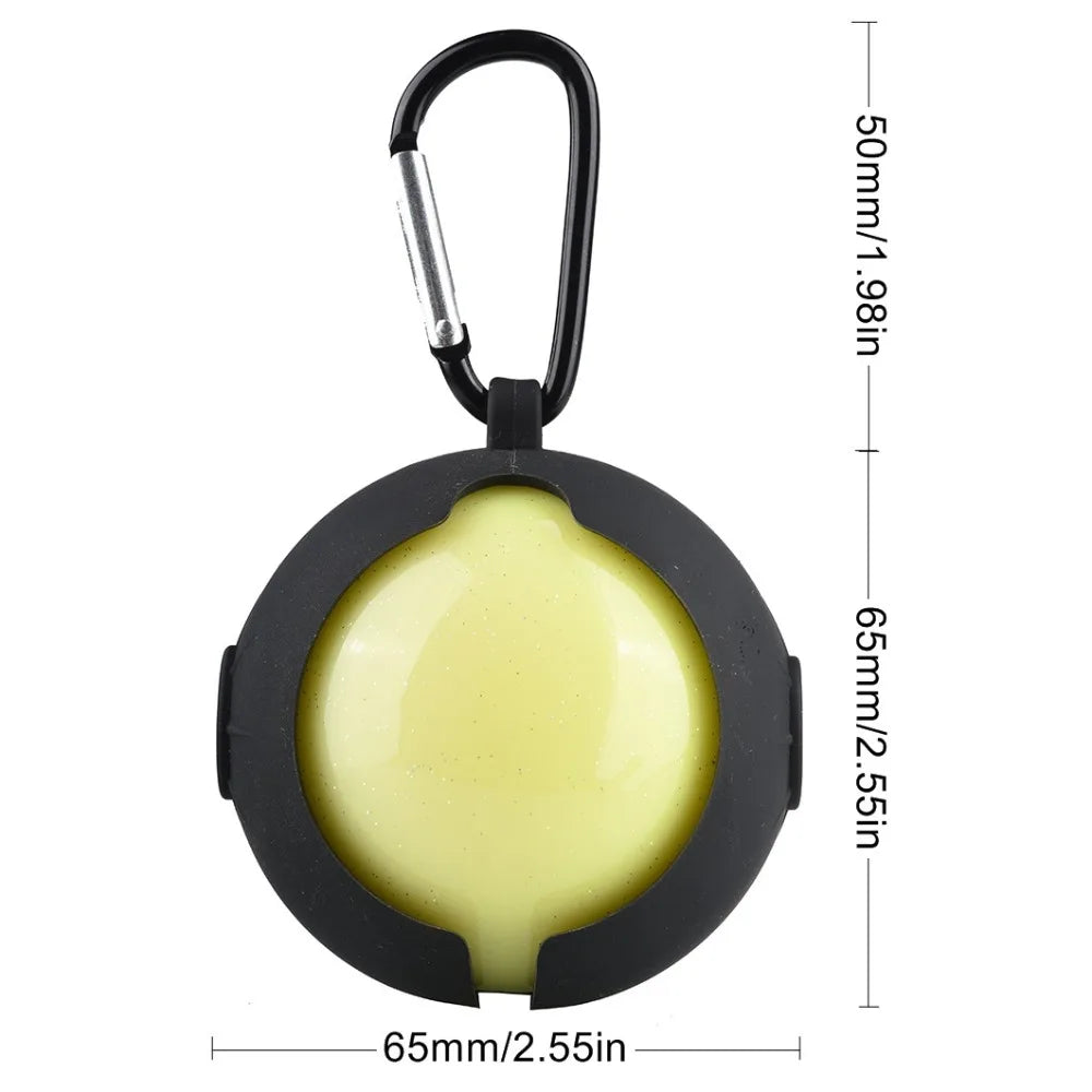 Silicone Park Golf Ball Holder Cover 60mm | Clip-On Sleeve