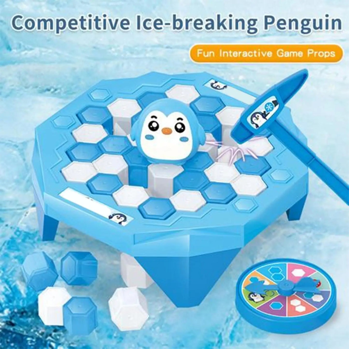 Penguin Ice Knocking Board Game – Family Interactive Toy