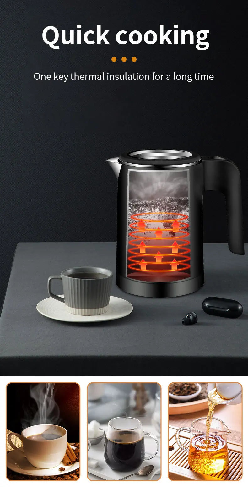 URGGU 500ml Portable Electric Kettle – Fast Boil Travel Kettle