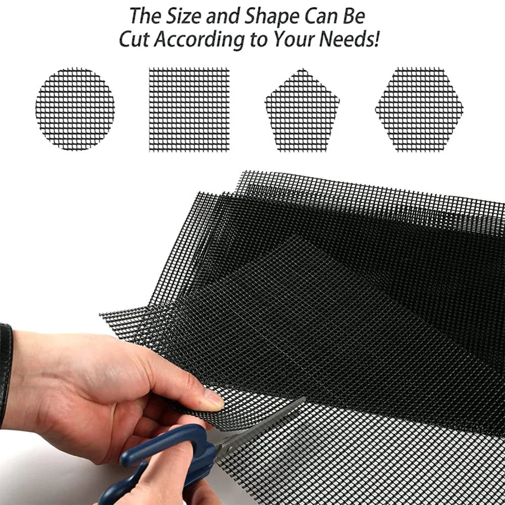 Flower Pots Hole Mesh Pads 45x1 Round Bottom Grid Mat Drainage Plant