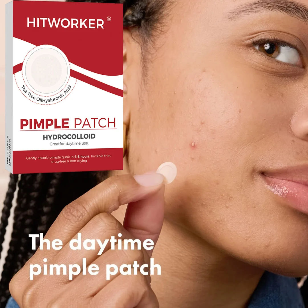 Invisible Waterproof Hydrocolloid Acne Patches – All Skin Types
