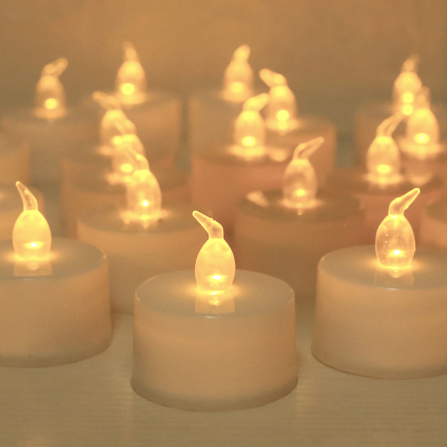 LED Tea Light With/Without Remote Flameless Flickering Candles Electronics Battery Operated Votive Light Home Table Party Decor Peaceful Pleasures Health and Wellness E 24PC NO Remote