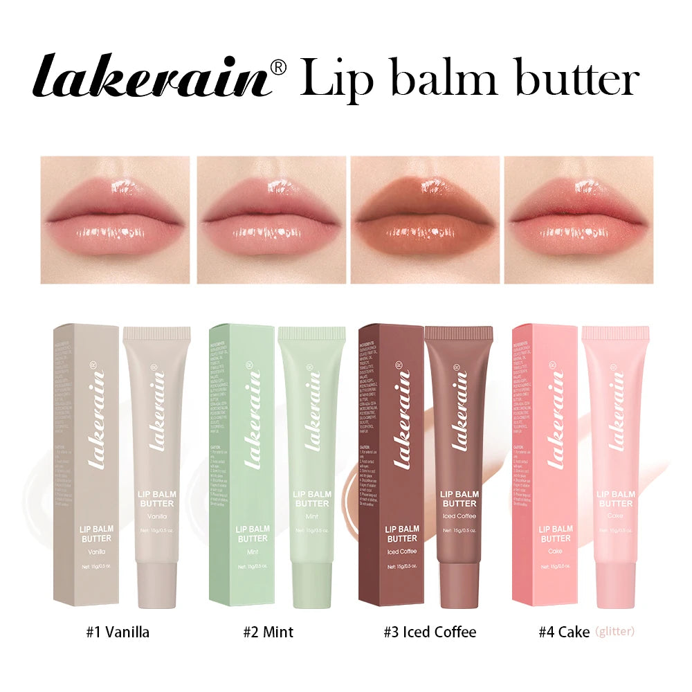 Butter Lip Balm Long Lasting Nourishes Moisturizes Soothes Lips Jelly Lip Gloss Oil Beautifying Smoothing Lip Care Balm Makeup Peaceful Pleasures Health and Wellness
