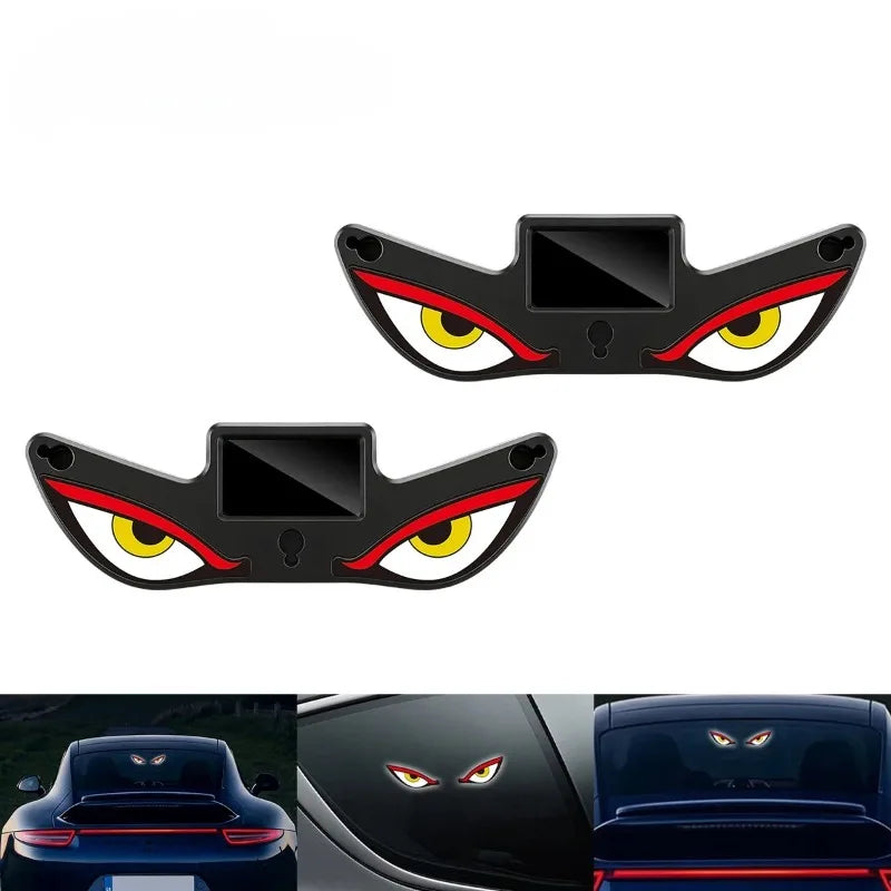 Solar LED Devil's Eye Car Atmosphere Light | Wireless Interior