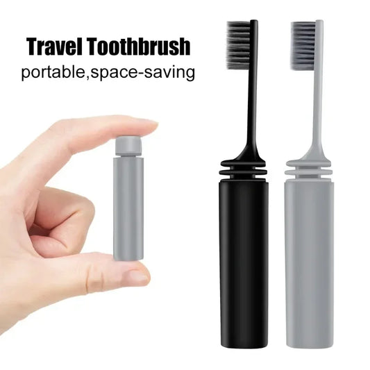 Travel Toothbrush Portable Folding Training Toothbrushes Mini Tooth Brush Adult Family Outdoor Camping Use Peaceful Pleasures Health and Wellness