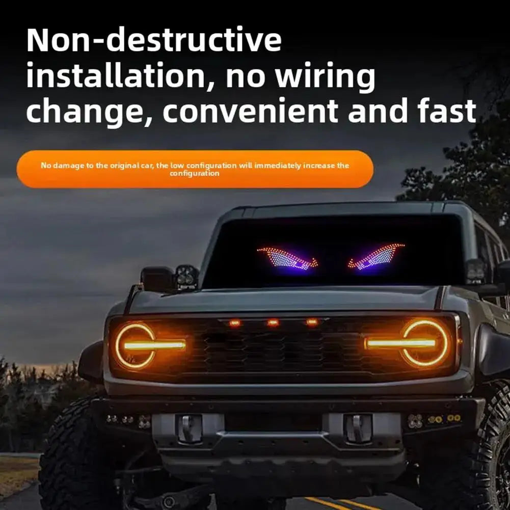 LED Devil Eyes Light for Cars and Trucks | USB Warning Lights Peaceful Pleasures Health and Wellness