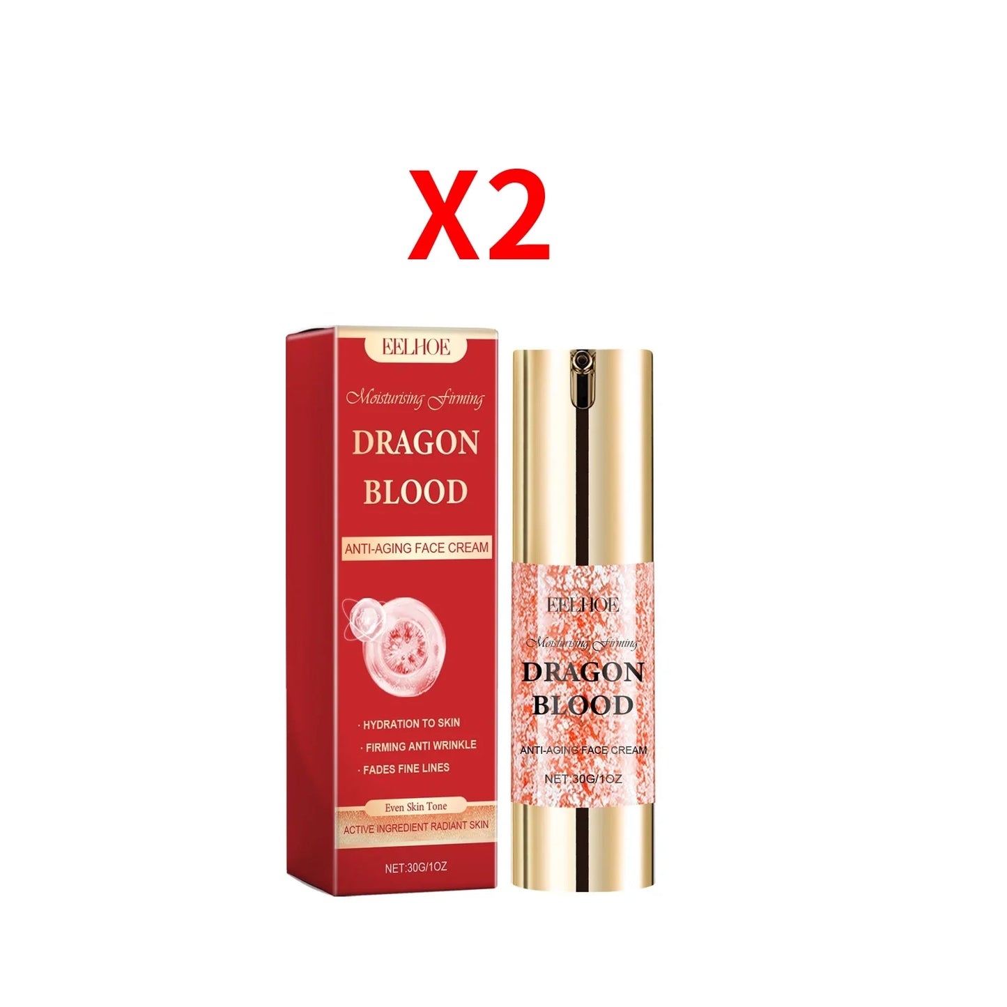 EELHOE Dragon Blood Face Cream – Anti-Aging & Brightening 30g