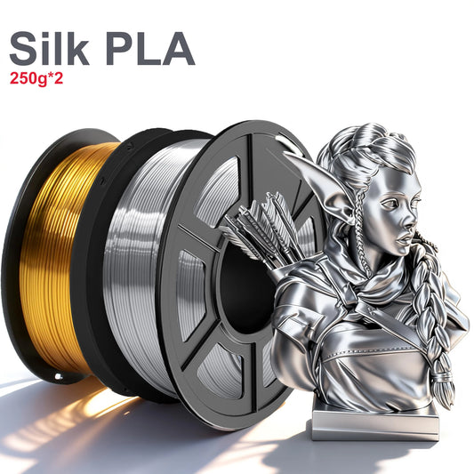 Metal-Like Shiny PLA Filament 1.75mm | 250g/500g/1kg Spool 3D Printer Filament Peaceful Pleasures Health and Wellness 2 color set