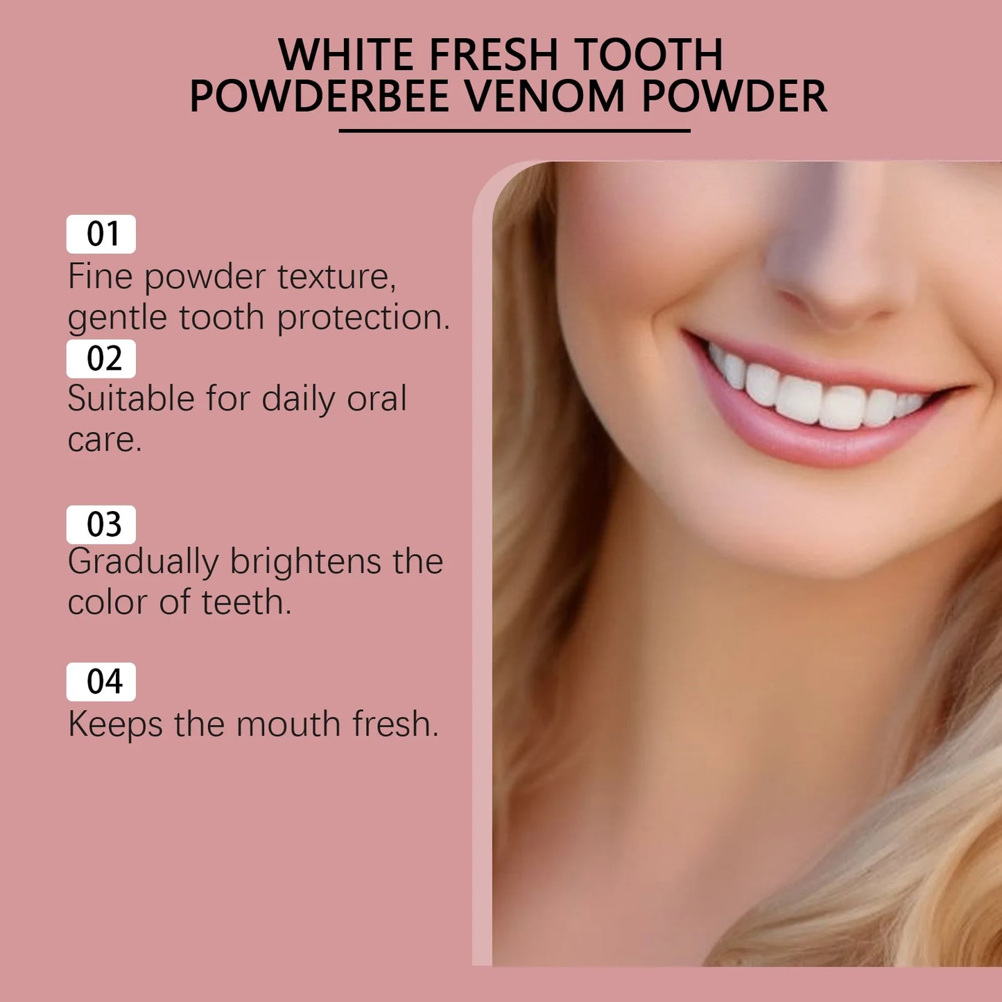 Oralhoe Tooth Whitening Powder – Natural Deep Clean & Fresh Breath