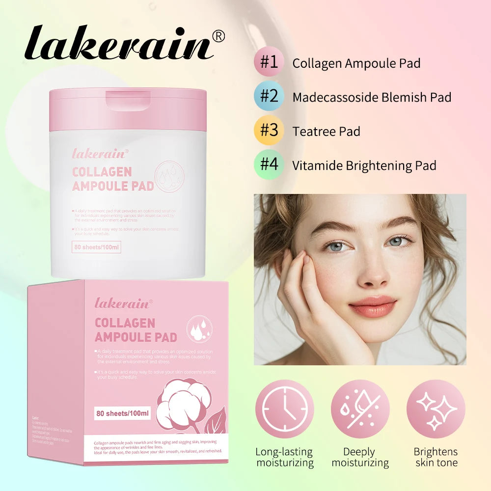 Lakerain Makeup Cotton Pad Teatree Pad Facial Toner Soothing Cotton Pad Calm Sensitive Skin Mild Texture Cotton Pad Peaceful Pleasures Health and Wellness