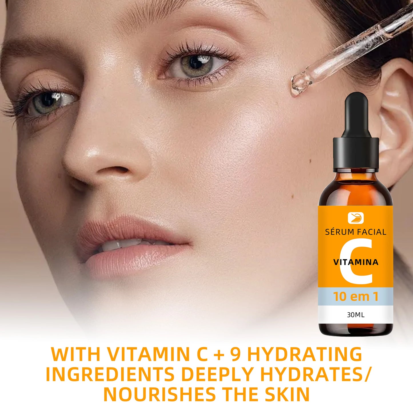Ottilavie Vitamin C Serum| Fragrance-Free for All Light Beige Skin Tones | Brightens & Hydrates | All Skin Types | 30ml/50ml Peaceful Pleasures Health and Wellness