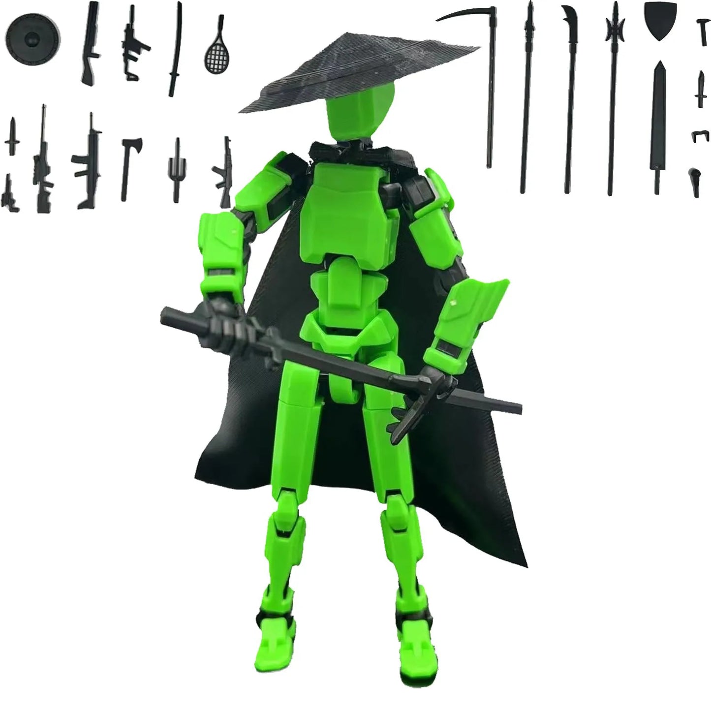 Lucky 13 3D Printed Movable Robot Action Figure & DIY Mannequin