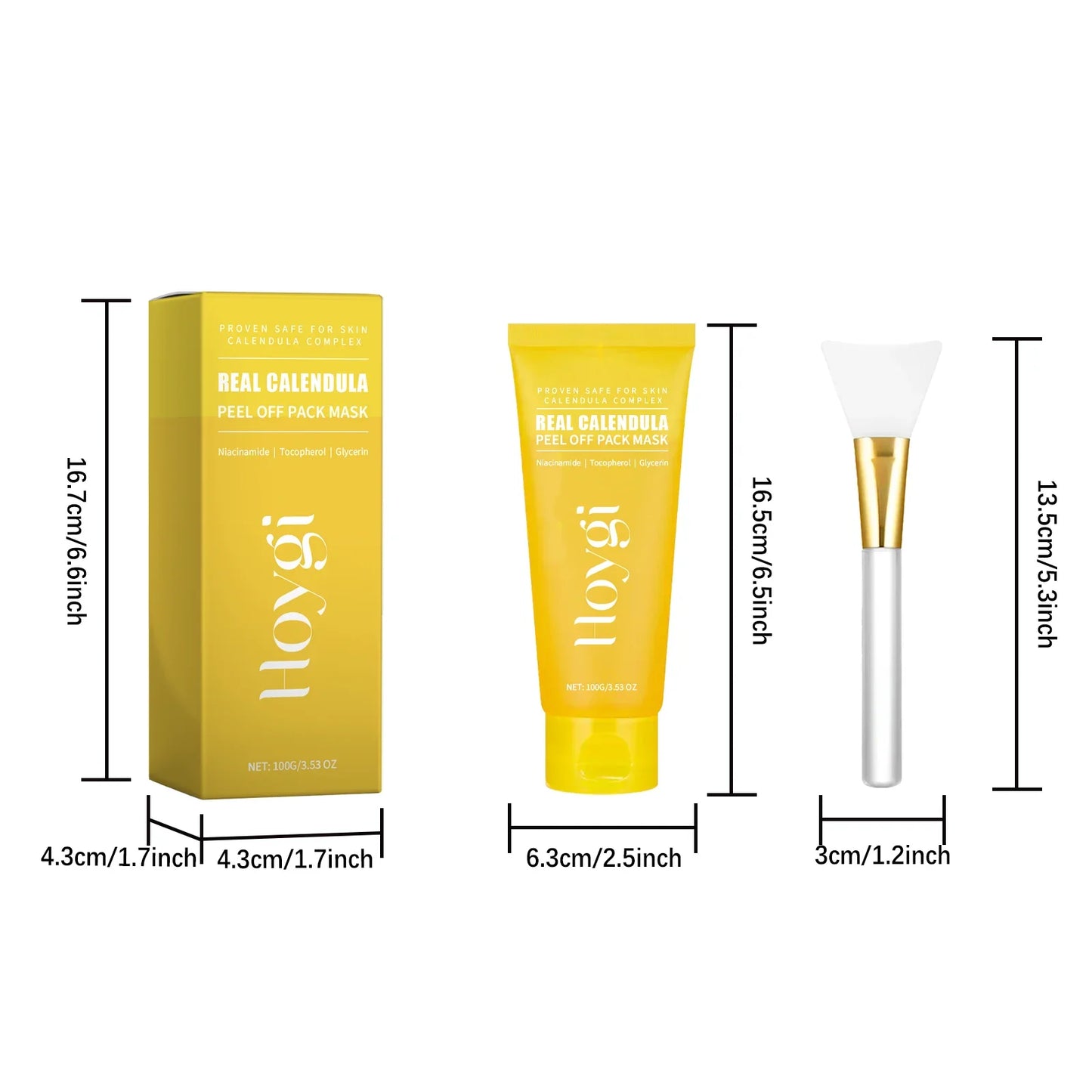 Calendula Peel-Off Mask – Blackheads, Pores & Brightening