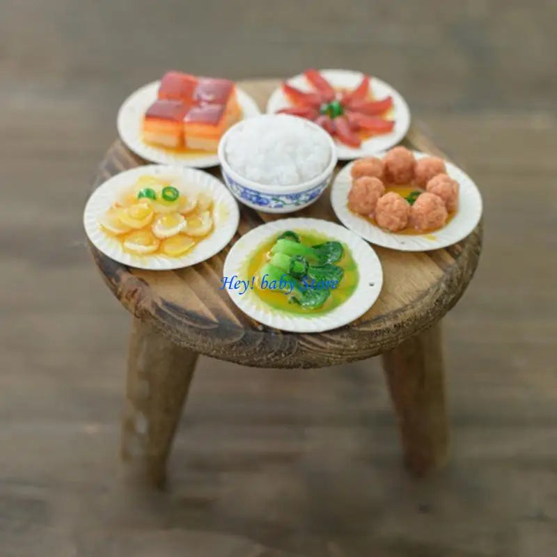 Newborn Baby Photography Mini Wooden Stool Prop | Photo Decor