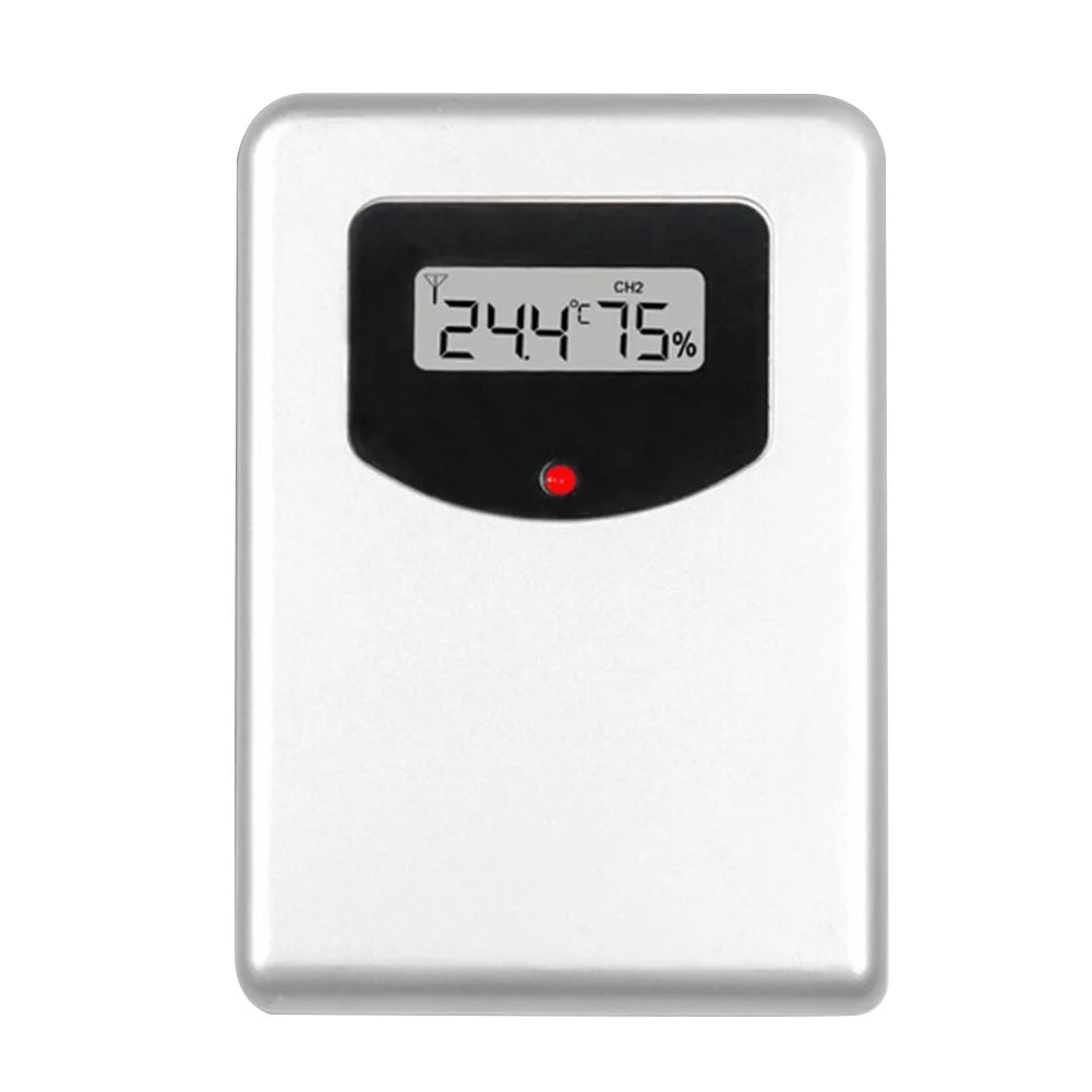 Digital Wireless Thermometer Sensor Remote Forecast Temperature Humidity Indoor Peaceful Pleasures Health and Wellness