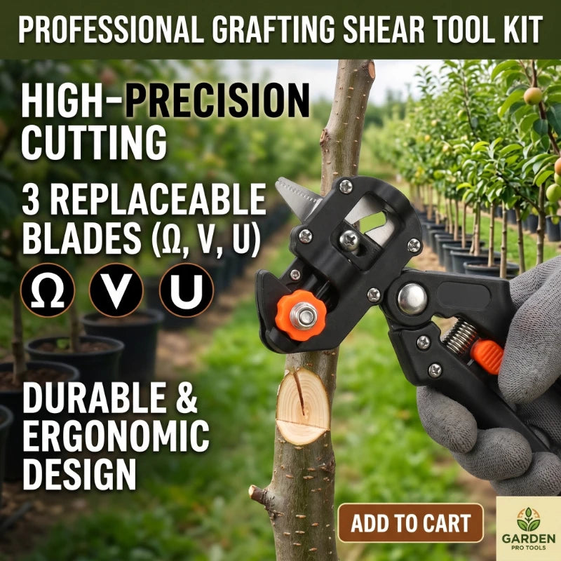Multi-functional Garden Trimmer Pruning Seedlings Grafting Scissors Fruit Tree Grafting Machine Portable Gardening Tools Peaceful Pleasures Health and Wellness