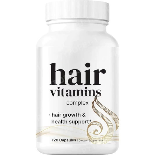 Hair Growth Vitamins 120 Caps | 14-in-1 Biotin Collagen Formula Hair Growth Supplement Peaceful Pleasures Health and Wellness