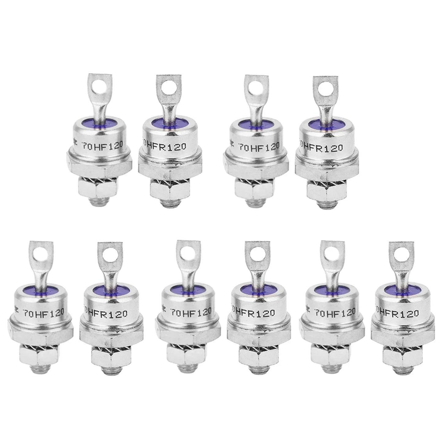 5 Pairs Rectifier Diode Spiral Battery Charging 70HFR120 70HF120