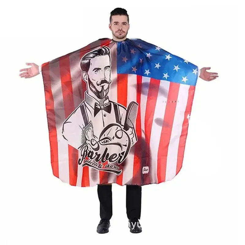 Waterproof Haircut Cape | Retro Barber Salon Cutting Apron