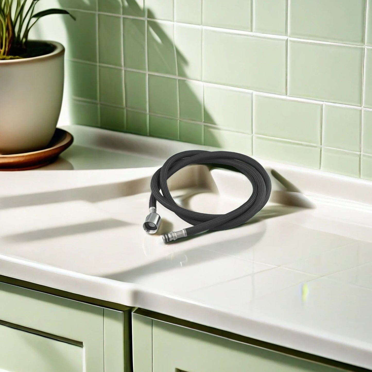 Kitchen Faucet Pull Out Hoses Nylon Pull-out Hose Tube Down Sink