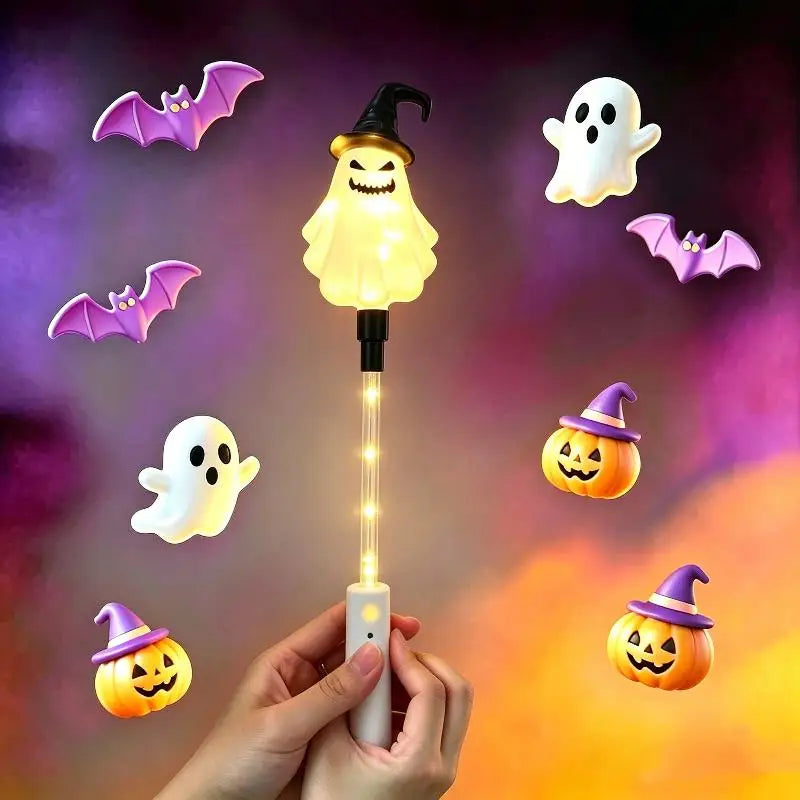 Halloween LED Glow Wands – Flashing Cartoon Kids Party Favors