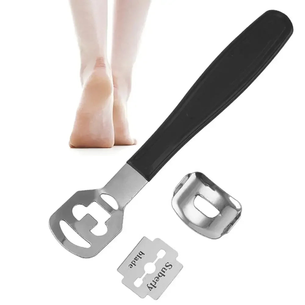 Stainless Steel Callus Shaver Remover with Blade, Pedicure Razor for Feet & Hands Foot Razor Callus Removal Callus Blade Remover Peaceful Pleasures Health and Wellness
