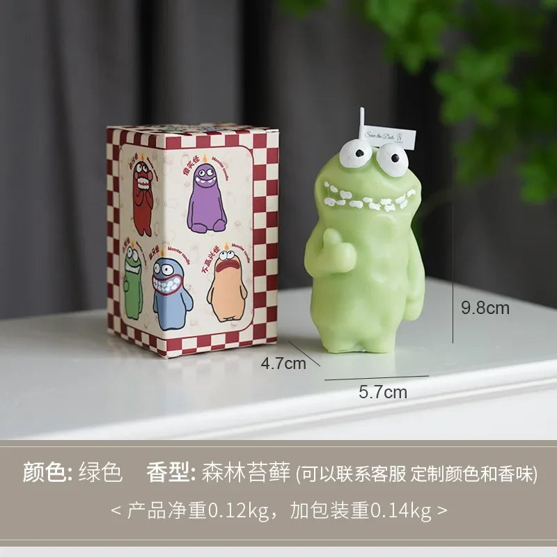 Earthlings Monster Candles Fun Creative Birthday Gifts Handmade Aromatherapy Candles Peaceful Pleasures Health and Wellness B