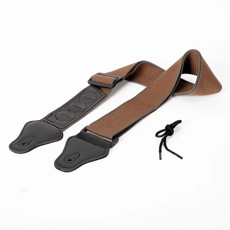 Thickened Grid Strap Acoustic Guitarstrap Electric Guitar Men's