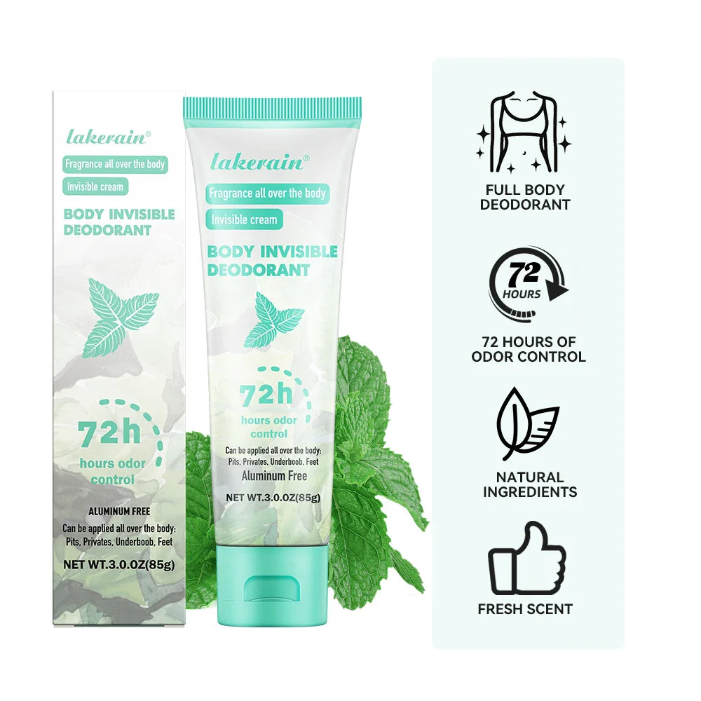 Mint Deodorant Cream – Aluminum-Free Long-Lasting Odor Control