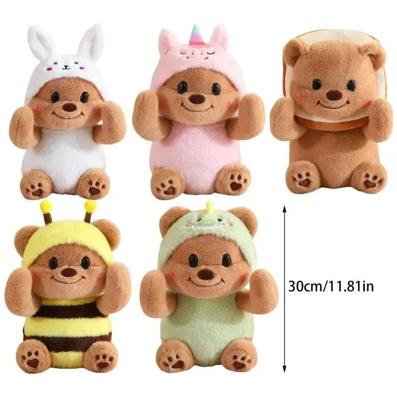 Bear Stuffed Animal Hugging Doll – Soft Cotton Plush Toy Kids
