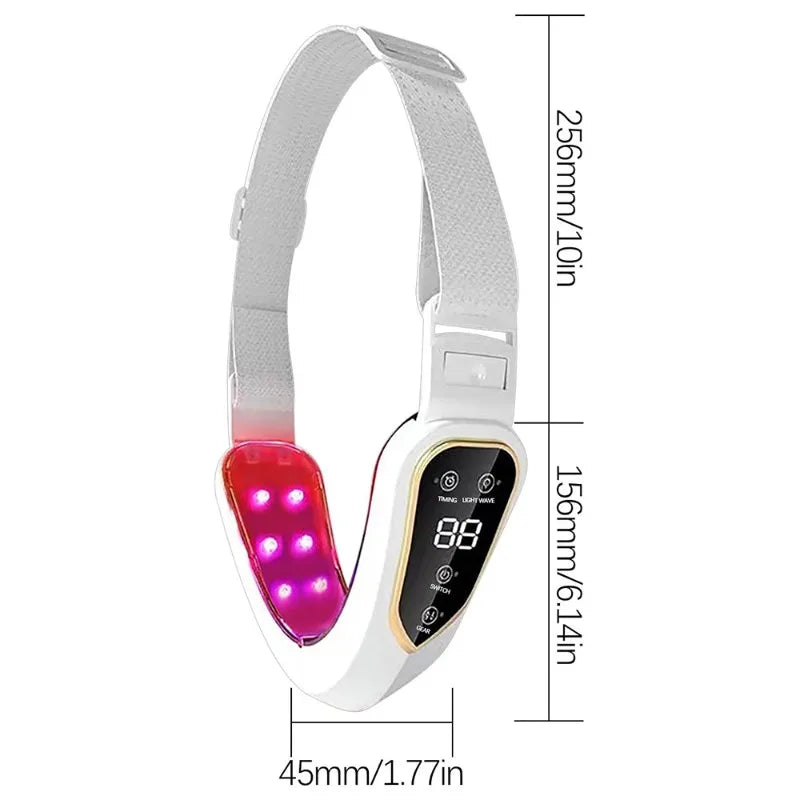 Facial Lifting Massager 12 Gears Electric Facial Massager V-line Face Lifting Slimming Vibration Device Home Use Beauty Tool Peaceful Pleasures Health and Wellness