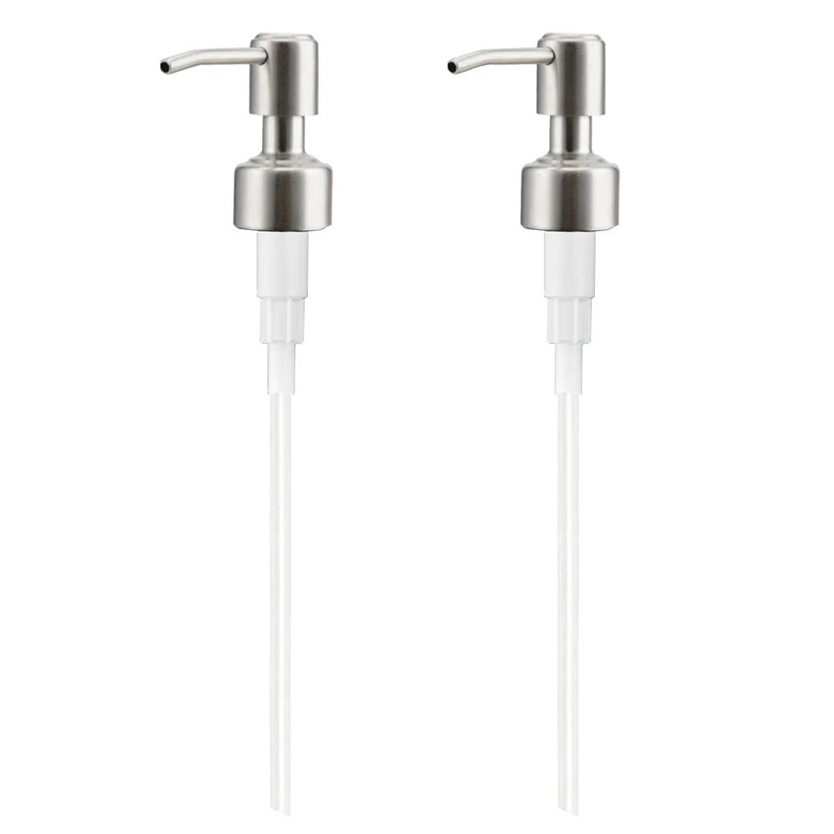 2/4pcs Stainless Steel Soap Pump, Soap Dispenser Pump Replacement Spare Fits 25mm Bottle Mouth, for Kitchen Bathroom Worktop Peaceful Pleasures Health and Wellness 2pcs D China Mainland