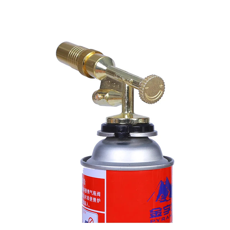 Copper Alloy Butane Torch Head – Adjustable Flame for Kitchen & BBQ