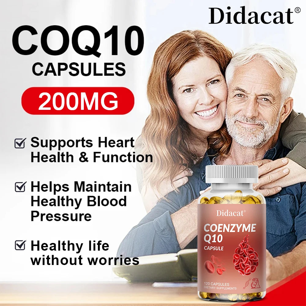 CoQ10 Capsules – Heart Health, Energy & Antioxidant Support