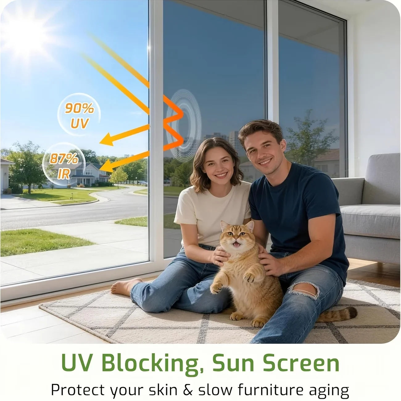 One-Way Privacy Window Film – Heat & UV Block | Home & Office