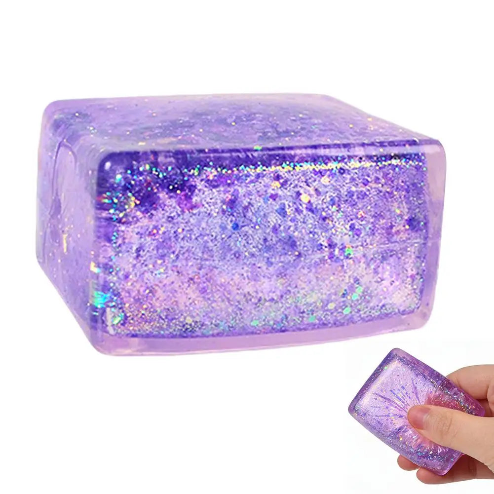 Glitter Squishy Squeeze Toy | Slow Rebound Sensory Fidget