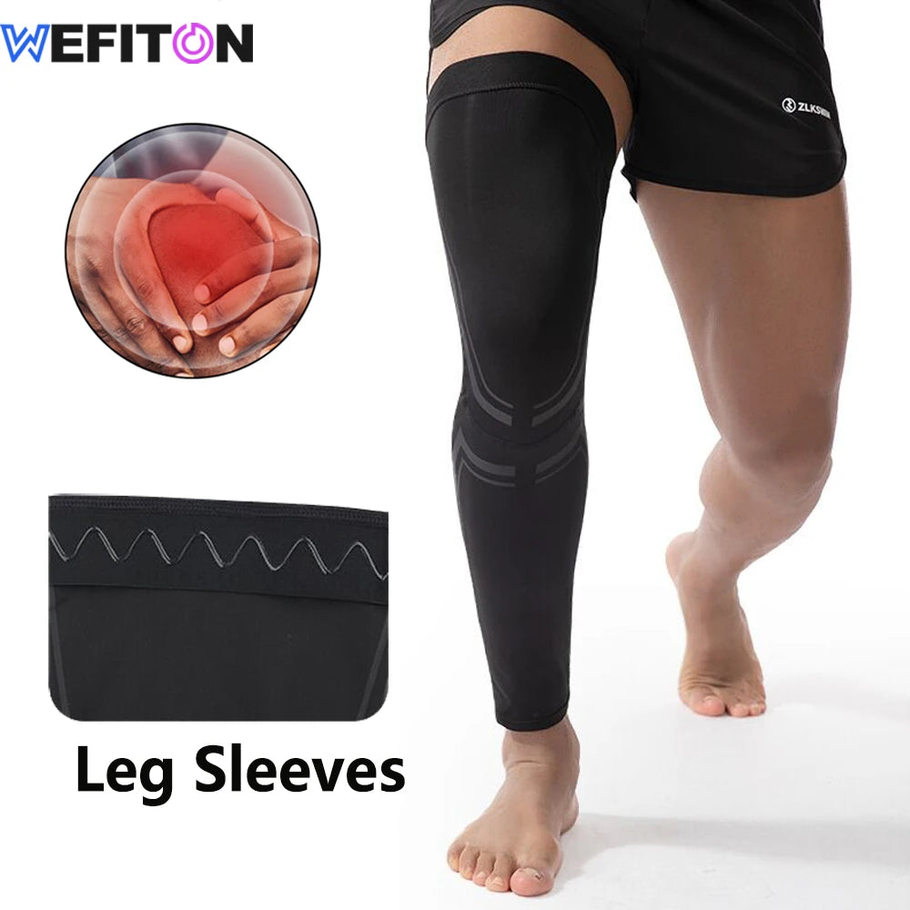 WEFITON Leg Compression Sleeve | Anti-Slip, UV, Breathable Leg Compression Sleeve Peaceful Pleasures Health and Wellness