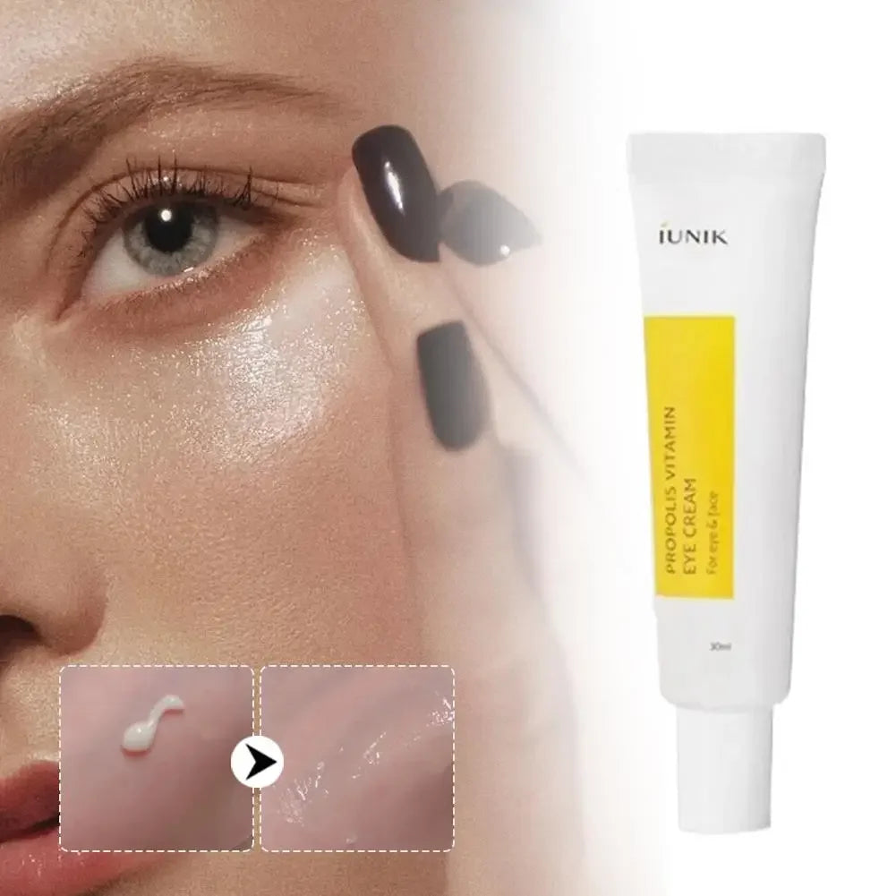 IUINK Korean Skin Care Propolis Vitamin Eye Cream PH5.5 Centella Mild Cleansing Foam Moisturizing Elasticity Wrinkle Skin Care Peaceful Pleasures Health and Wellness