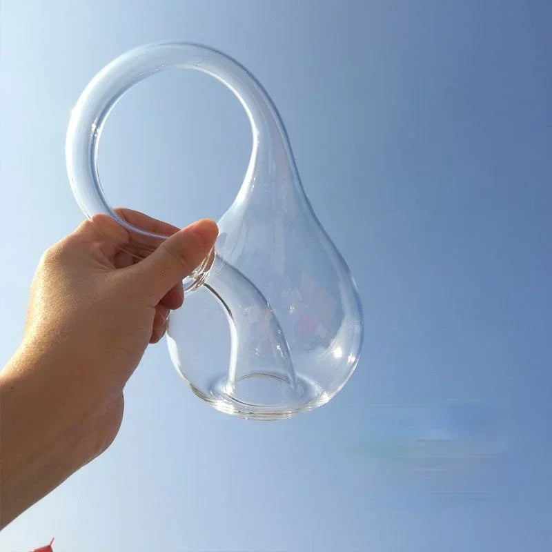 Klein Bottle Glass Ornament | 4D Math Art Decor & Gift