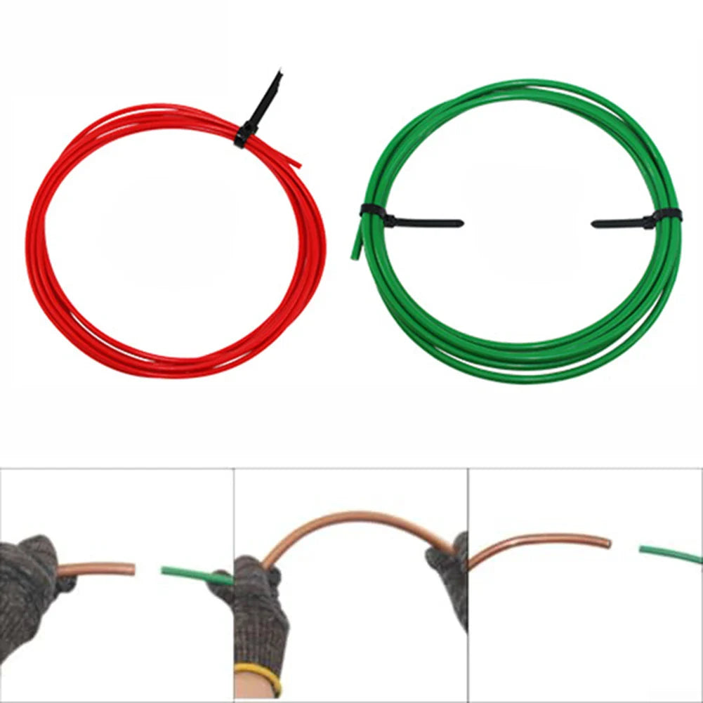 Copper Pipe Bender Kit 1/4" & 3/8" PE Plastic Bending Strips