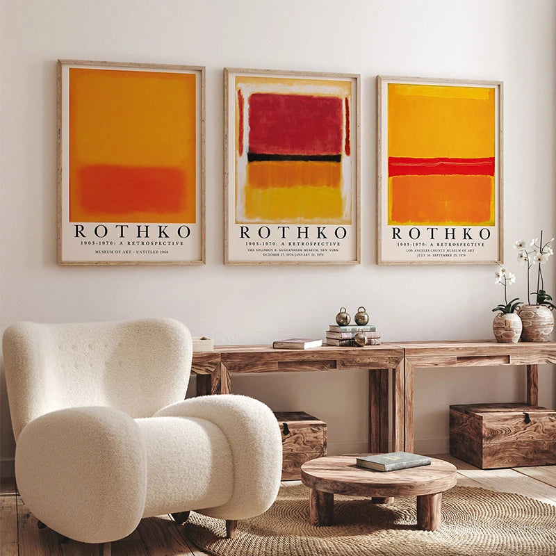 Art Matisse Mark Rothko Posters and Prints Flower Market Canvas Painting Mural Decoration Abstract Yayoi Kusama Orange Wall Peaceful Pleasures Health and Wellness