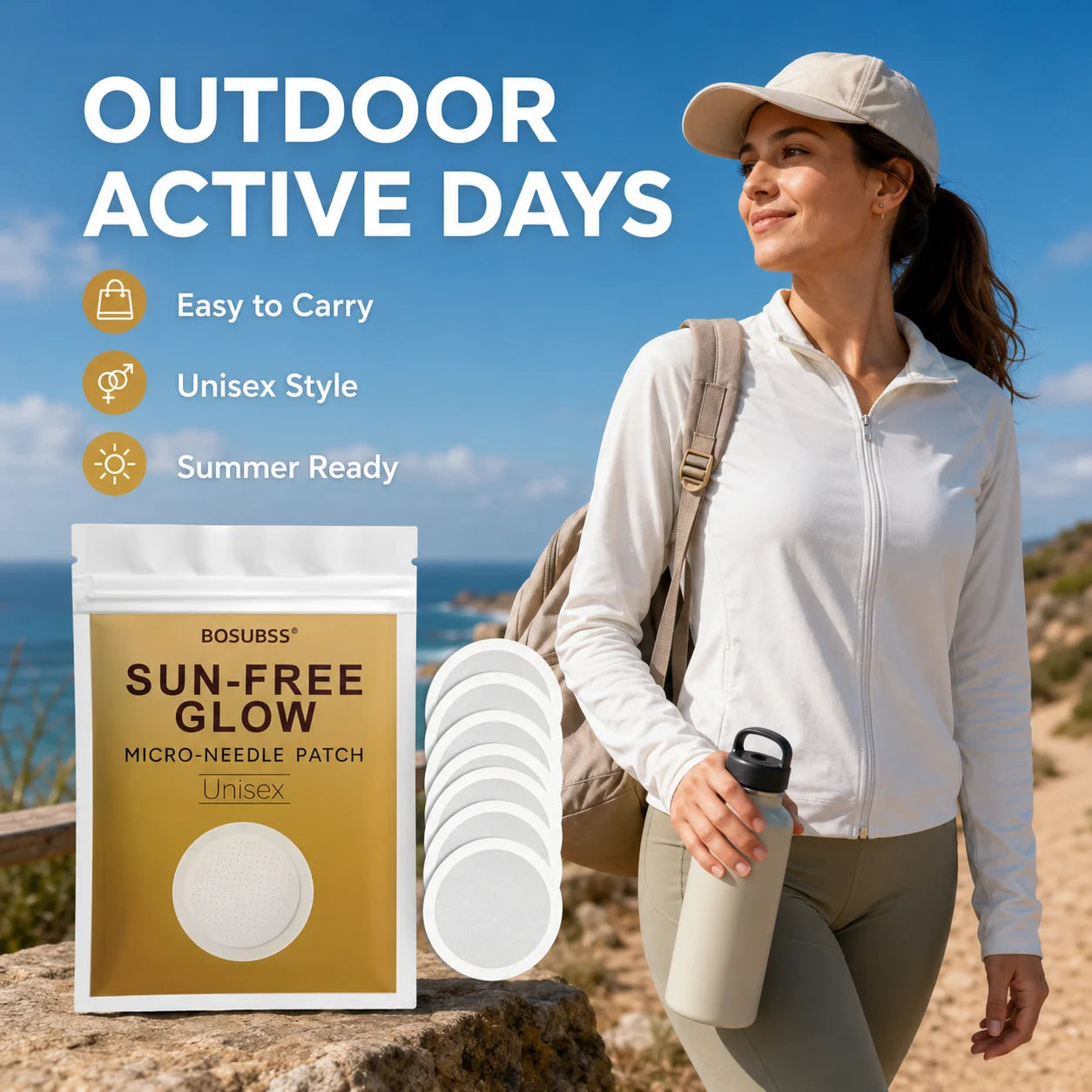 Tanning Care Patches – Natural Bronze Glow for Beach & Outdoor