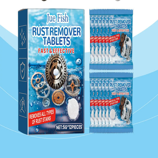 Rust Remover Effervescent Tablets | Metal Cleaner 12 Pack Rust Remover Tablets Peaceful Pleasures Health and Wellness Default Title