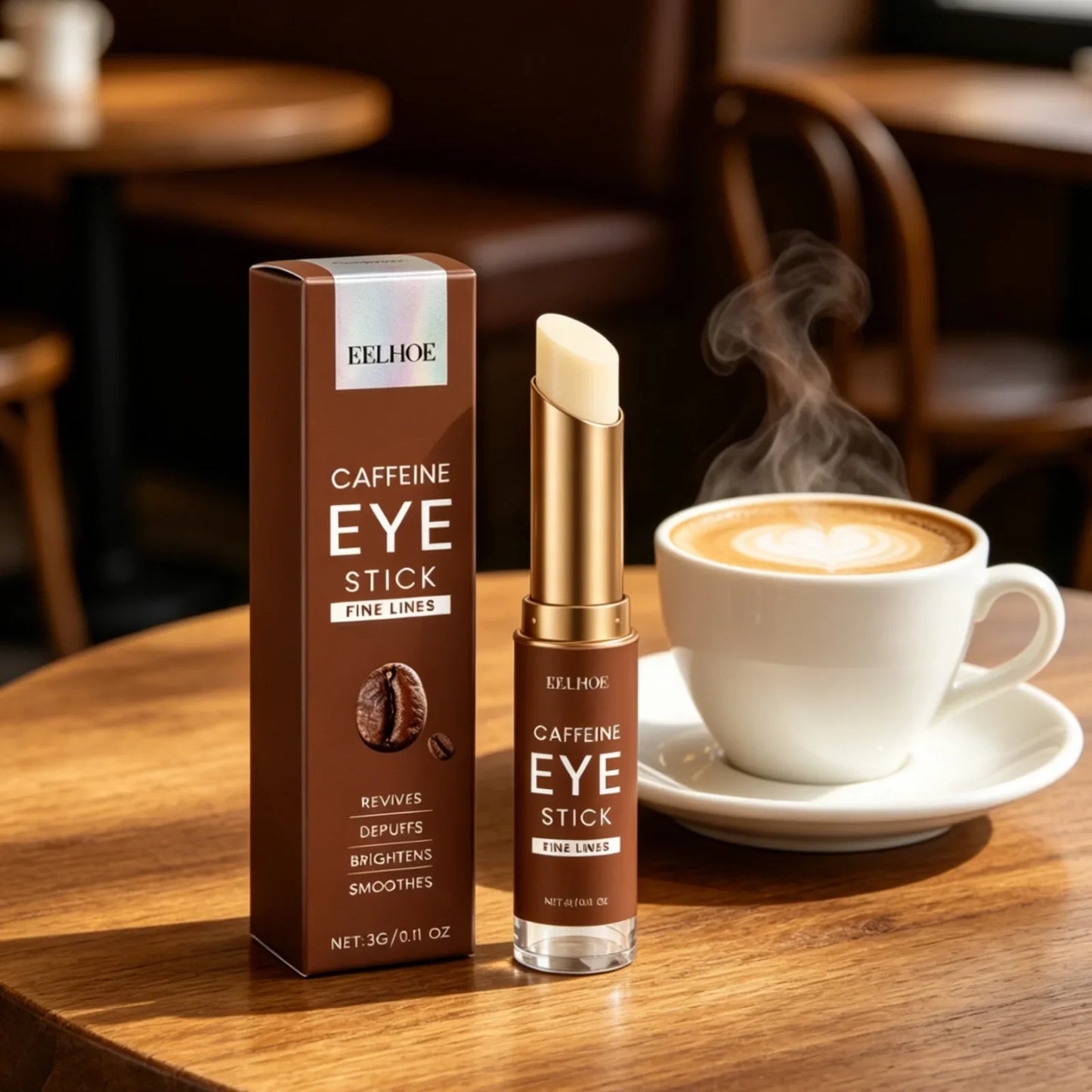 EELHOE Caffeine Eye Stick – Depuff, Firm & Wrinkle Reduction