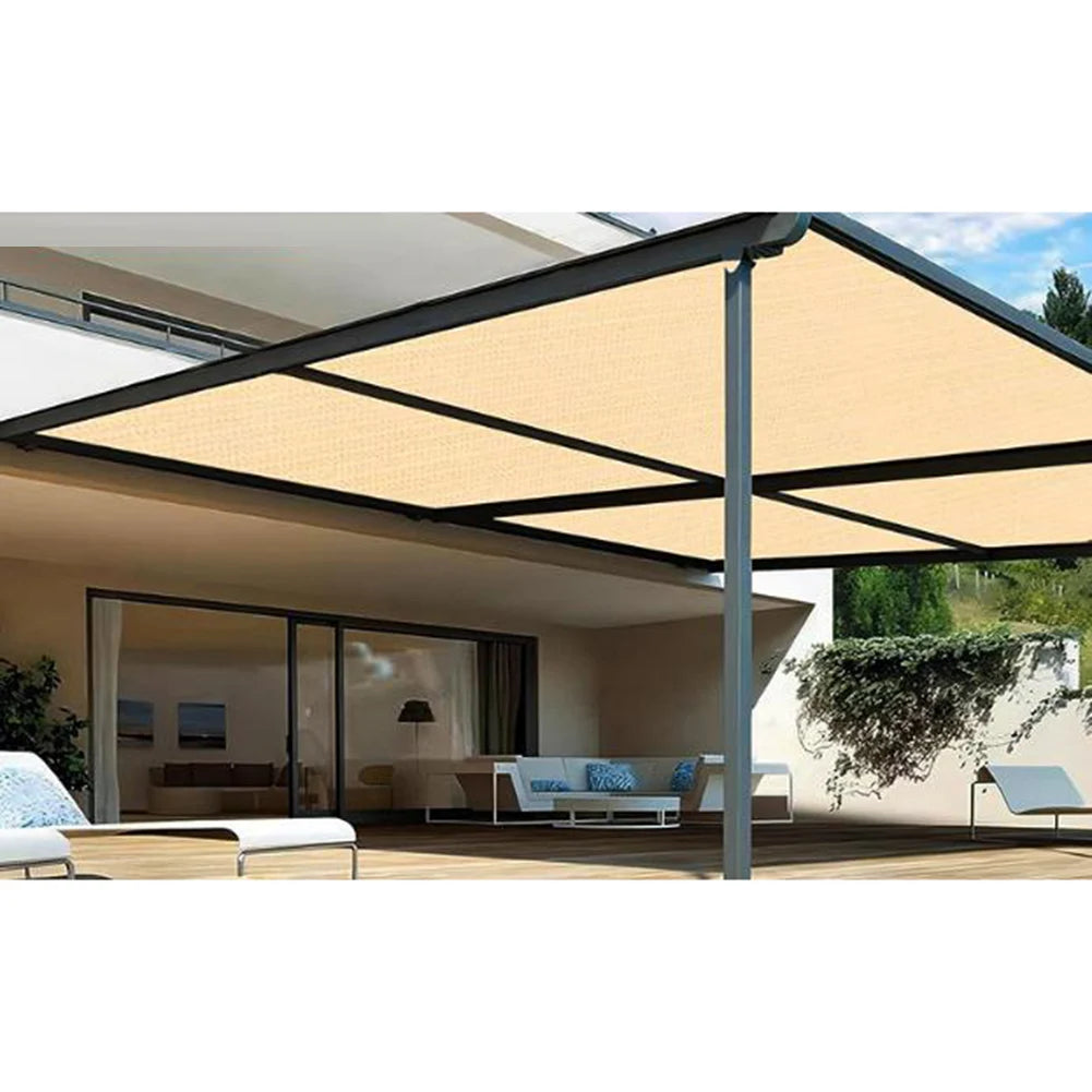 Sunshade Sail Polyester Encrypted Sunscreen Net Thickened UV Block