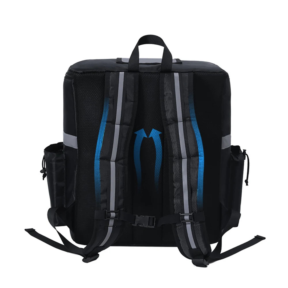 Insulated Delivery Backpack - Thermal Food Delivery Bag for Riders, 30L Large Capacity Takeout & Grocery Backpack Peaceful Pleasures Health and Wellness