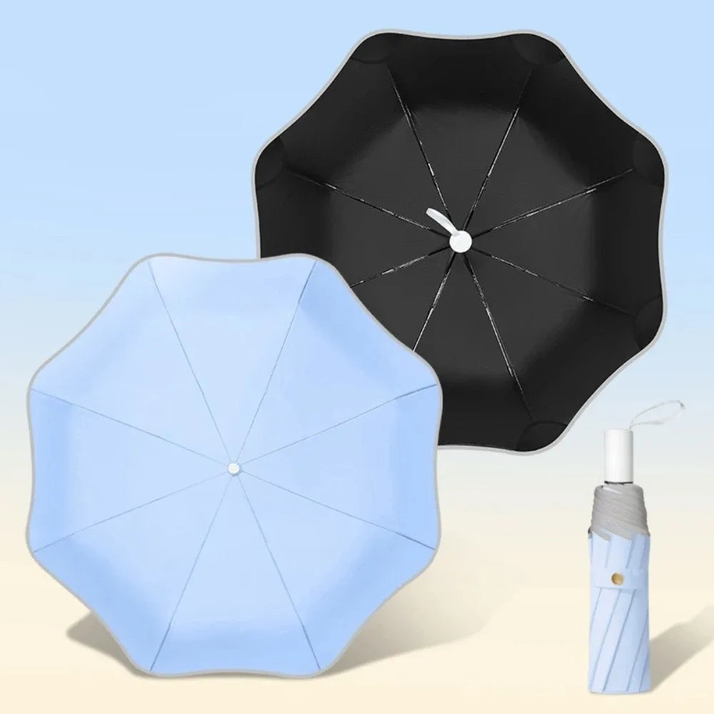 UV Protection 3-Fold Windproof Sunshade Umbrella | Reflective Edge