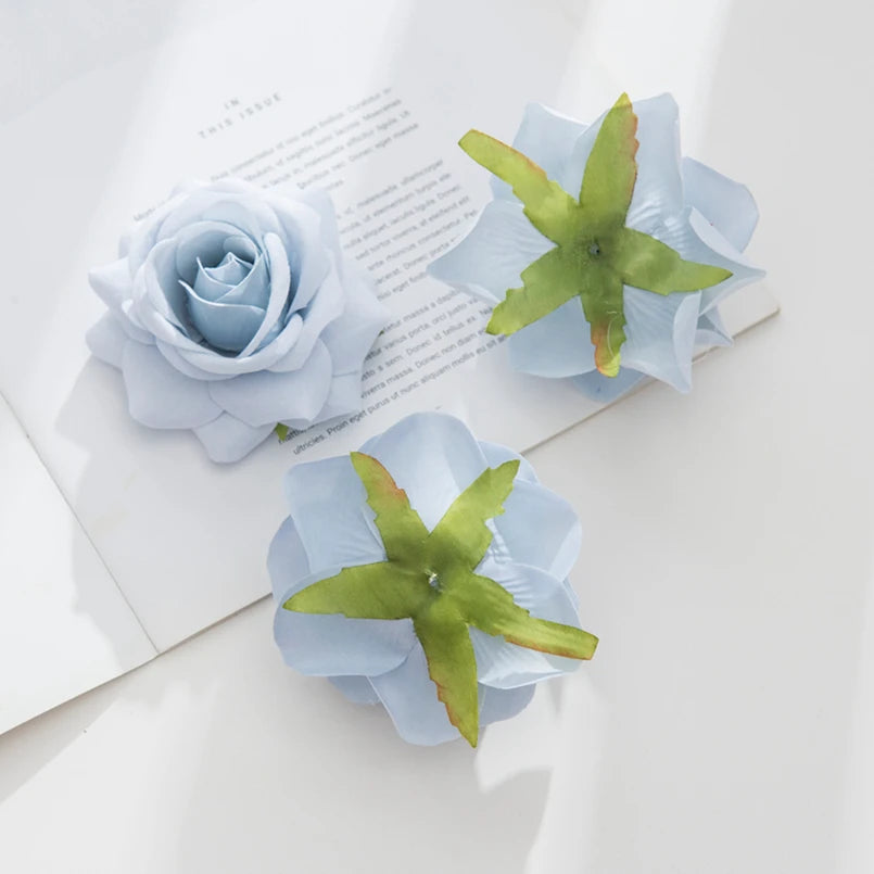 Silk Rose Artificial Flower Heads – Wedding, DIY & Home Decor