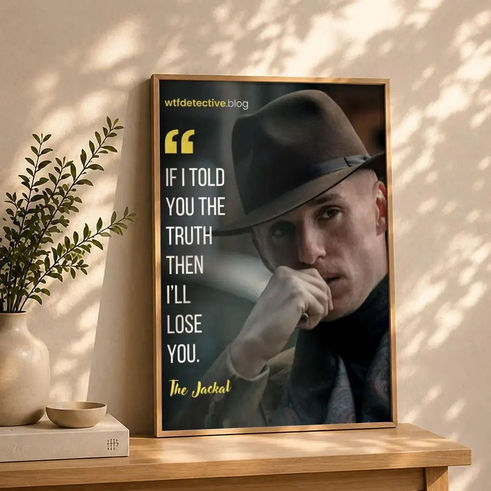 The Day of the Jackal Movie Poster – HD Waterproof Wall Art Movie Poster Wall Art Peaceful Pleasures Health and Wellness White10 15X20cmNoframe