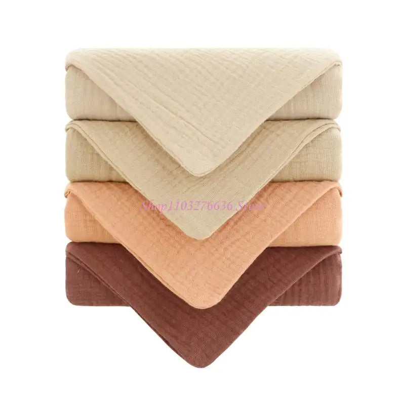 Soft Cotton Baby Washcloths – Face Towel, Drool Bib & Burp Cloth